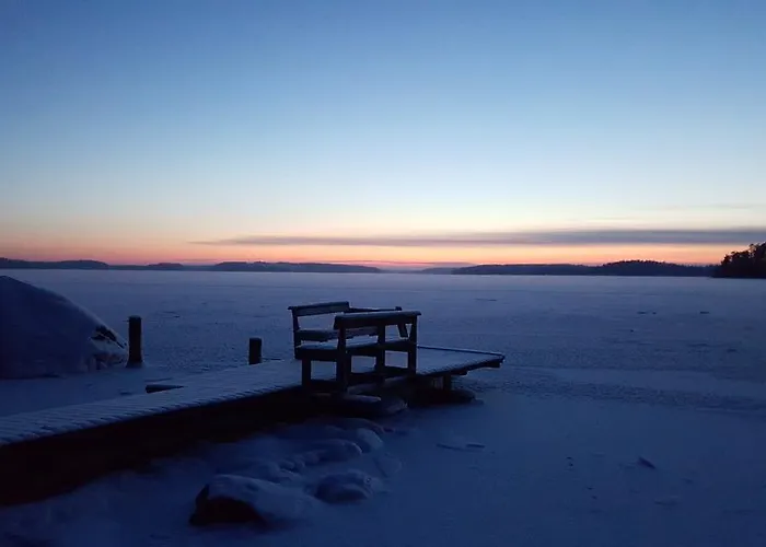 Alpesi faház Koskenselaen Lomakylae