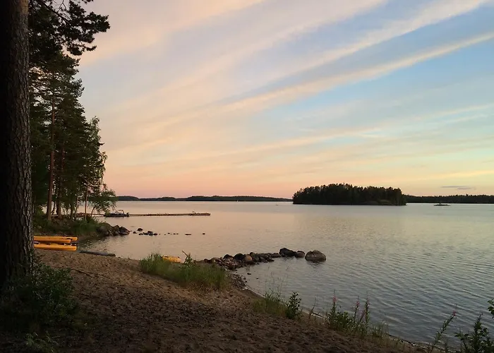 Alpesi faház Koskenselaen Lomakylae Puumala