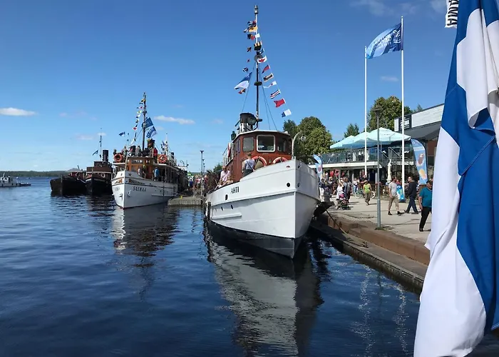 Alpesi faház Koskenselaen Lomakylae Puumala