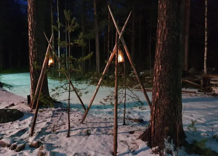 Alpesi faház Koskenselaen Lomakylae *